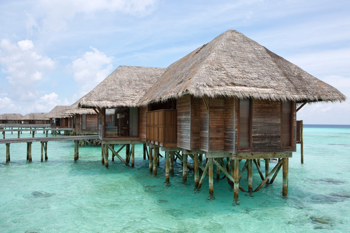 Maldives Resort Island Stilt House Exotic Travel Destination
